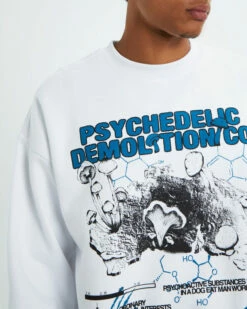 Insight Psych Rev Crewneck Jumper White -Insight Shop 6 45833