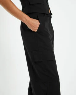 Brooklyn Low Rise Utility Suit Pants Black -Insight Shop 6 46087