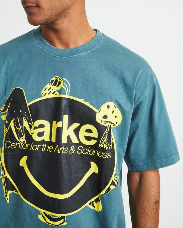 MARKET Smiley Arts & Sciences T-shirt Sage Green 8 MARKET Smiley Arts & Sciences T-shirt Sage Green - Image 6