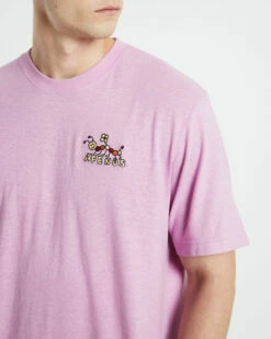 Afends Caterpillar Hemp Retro Fit Short Sleeve T-Shirt Candy Pink -Insight Shop 6 48032