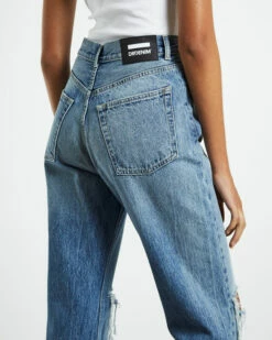 Dr. Denim Beth Drift Mid Knee Gash Jeans Blue -Insight Shop 6 48092
