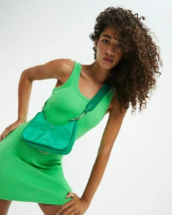 Scoop Neck Fitted Dress Green 13 Scoop Neck Fitted Dress Green -Insight Shop 6 48305