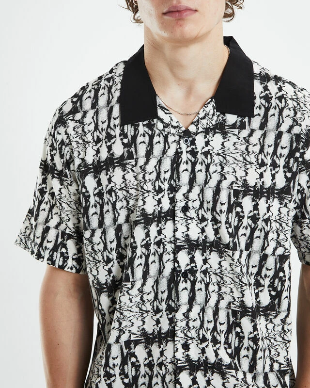 Marilyn Absent Short Sleeve Shirt Grey 8 Marilyn Absent Short Sleeve Shirt Grey - Image 6