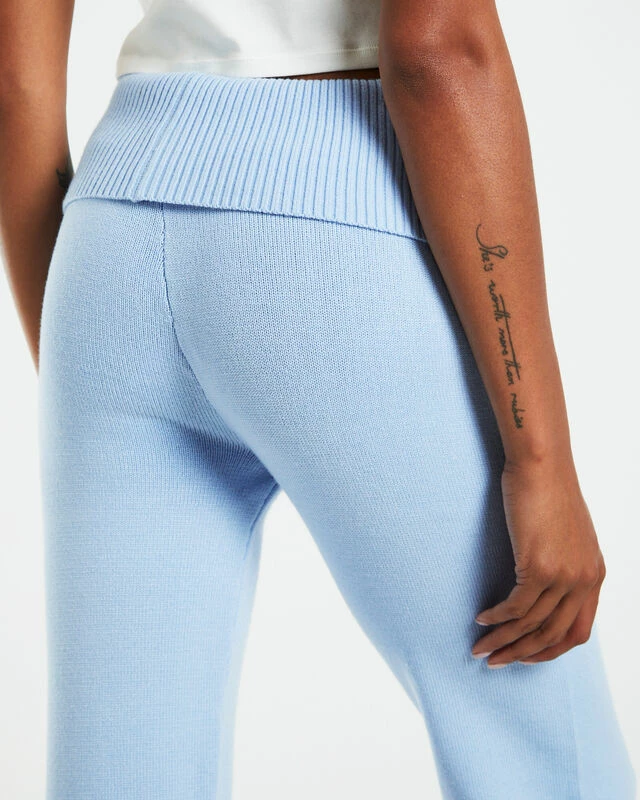 Insight Effie Low Rise Knit Pants Blue 8 Insight Effie Low Rise Knit Pants Blue - Image 6