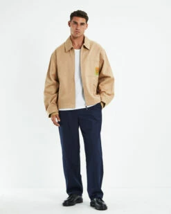 Afends Sleepy Hollows Workwear Jacket Sand -Insight Shop 6 49105