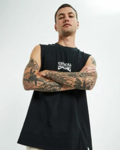 Horizon Muscle Tee Black -Insight Shop 6 49111