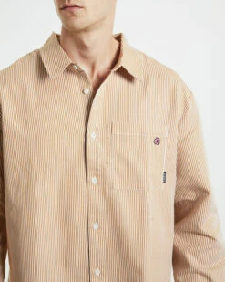 Afends Night Shade Recycled Long Sleeve Shirt White Stripe 13 Afends Night Shade Recycled Long Sleeve Shirt White Stripe -Insight Shop 6 49505