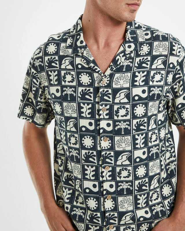 Bueno Short Sleeve Shirt Sand 8 Bueno Short Sleeve Shirt Sand - Image 6