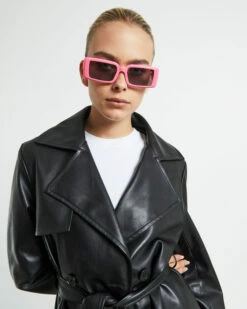 Le Specs The Impeccable Solid Sunglasses Bubblegum Pink/Smoke Mono -Insight Shop 6 52473