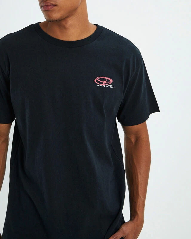 Diffuse Short Sleeve T-Shirt Black 8 Diffuse Short Sleeve T-Shirt Black - Image 6