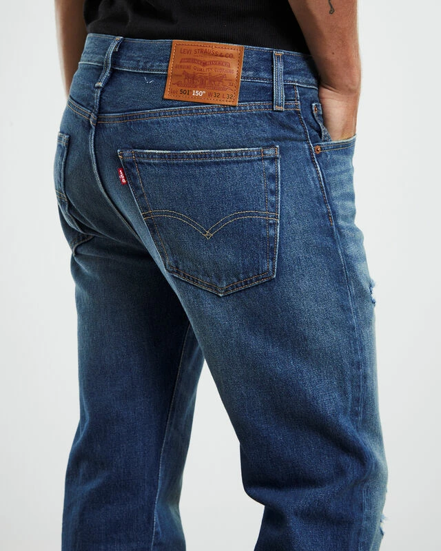 Levis 501 Original 1978 Denim Jeans Dixhie DX Blue 8 Levis 501 Original 1978 Denim Jeans Dixhie DX Blue - Image 6