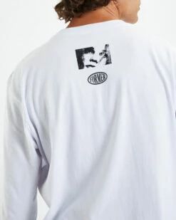 Ruptured Long Sleeve T-Shirt White -Insight Shop 6 54578
