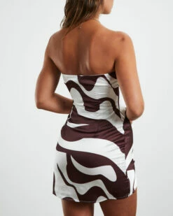 Angel Mini Dress Chocolate Swirl Brown 13 Angel Mini Dress Chocolate Swirl Brown -Insight Shop 6 54704