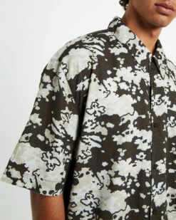 Afends Jungle Hemp Short Sleeve T-Shirt Earth Camo -Insight Shop 6 54716