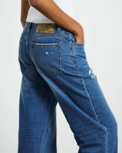One Teaspoon Jackson Mid Waist Wide Leg Jeans Bay Blue 13 One Teaspoon Jackson Mid Waist Wide Leg Jeans Bay Blue -Insight Shop 6 54758