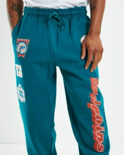 Mitchell & Ness Miami Dolphins Trackpants Teal Blue 13 Mitchell & Ness Miami Dolphins Trackpants Teal Blue -Insight Shop 6 56248