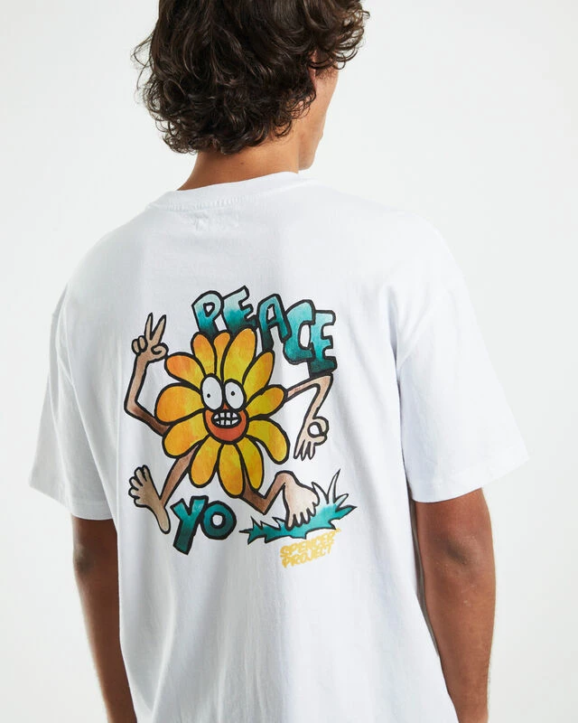 Peace Yo T-shirt White 8 Peace Yo T-shirt White - Image 6