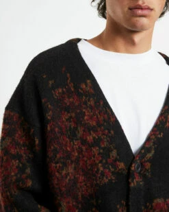 Insight Luna Jacquard Knit Cardigan Black -Insight Shop 6 58442