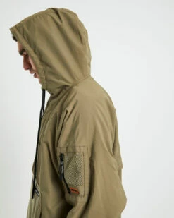 Quarter Zip Hoodie Anorak Fatigue Green -Insight Shop 6 58793