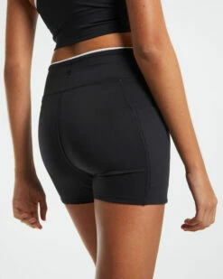 Pocket Seam Shorts Black/White -Insight Shop 6 59508