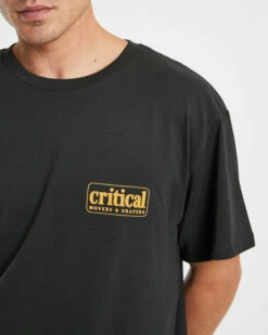 Shaker Short Sleeve T-Shirt Black 13 Shaker Short Sleeve T-Shirt Black -Insight Shop 6 59743