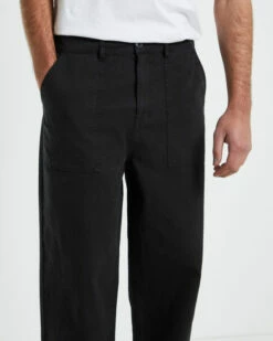 Insight Conditions Military Pants In Washed Black -Insight Shop 6 61991