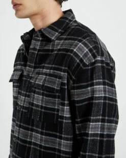 Neo Long Sleeve Shirt In Black -Insight Shop 6 62191