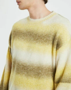 Insight Soft Stripe Long Sleeve Knit Shirt In Yellow/Green 13 Insight Soft Stripe Long Sleeve Knit Shirt In Yellow/Green -Insight Shop 6 62257