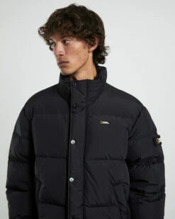 National Geographic Rayman Short Length Duck Down Jumper Carbon Black -Insight Shop 6 72547