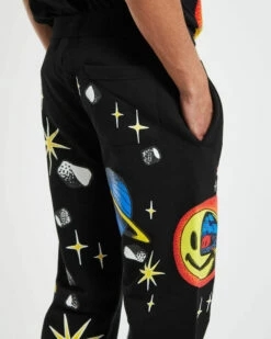 MARKET Smiley Conflicted Sweatpants In Black 14 MARKET Smiley Conflicted Sweatpants In Black -Insight Shop 6 73103