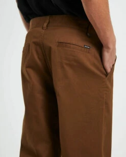 Brixton Choice Chino Relaxed Pants In Dark Earth Brown 14 Brixton Choice Chino Relaxed Pants In Dark Earth Brown -Insight Shop 6 73116