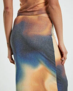 Della Printed Knit Midi Skirt In Assorted -Insight Shop 6 73193