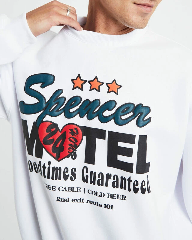 Spencer Motel In Crew White 8 Spencer Motel In Crew White - Image 6