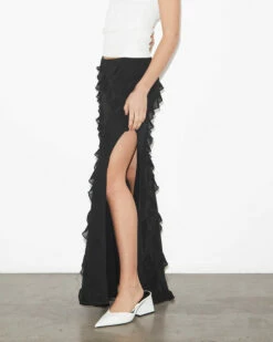 Studio Marta Ruffle Skirt In Black -Insight Shop 6 73757