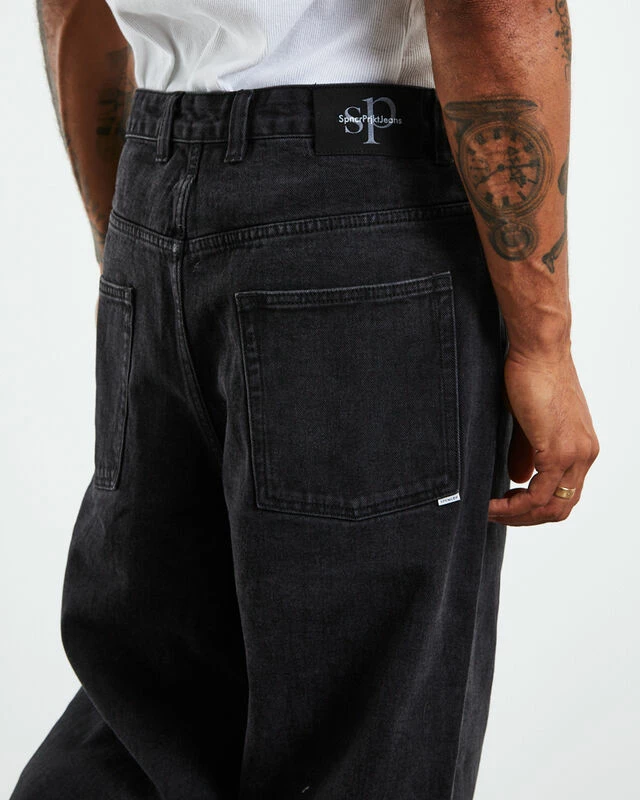 Wide Boy Jeans Black 8 Wide Boy Jeans Black - Image 6