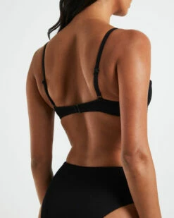 Rib Cut Out Underwire Bikini Top In Black 13 Rib Cut Out Underwire Bikini Top In Black -Insight Shop 6 75021