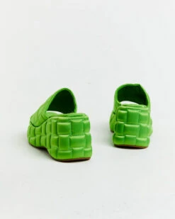 Steve Madden LA VOOM Satin Sandals In Green -Insight Shop 6 75837