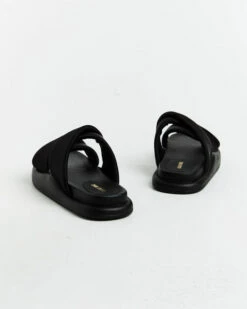 Therese Satin Slides In Black -Insight Shop 6 75873