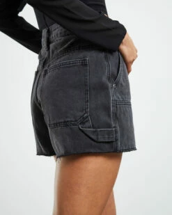 Collins Cut Off Carpenter Shorts Vintage Black 13 Collins Cut Off Carpenter Shorts Vintage Black -Insight Shop 6 8131