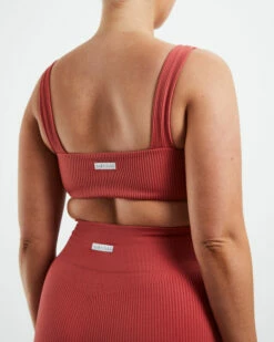 Square Neck Sports Crop Red 13 Square Neck Sports Crop Red -Insight Shop 6 8267