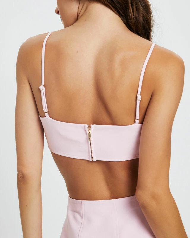 Teagan Crop Top Pink 8 Teagan Crop Top Pink - Image 6
