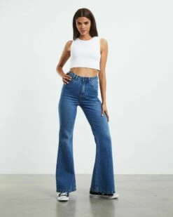 Insight Lenny Flare Jeans Blue Dusk -Insight Shop 7 3299