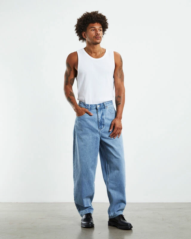 Wide Boy Jeans 90's Light Blue 9 Wide Boy Jeans 90's Light Blue - Image 7