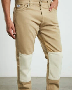Calvin Klein Dad Jeans In Neutral Panel Natural -Insight Shop 7 75306